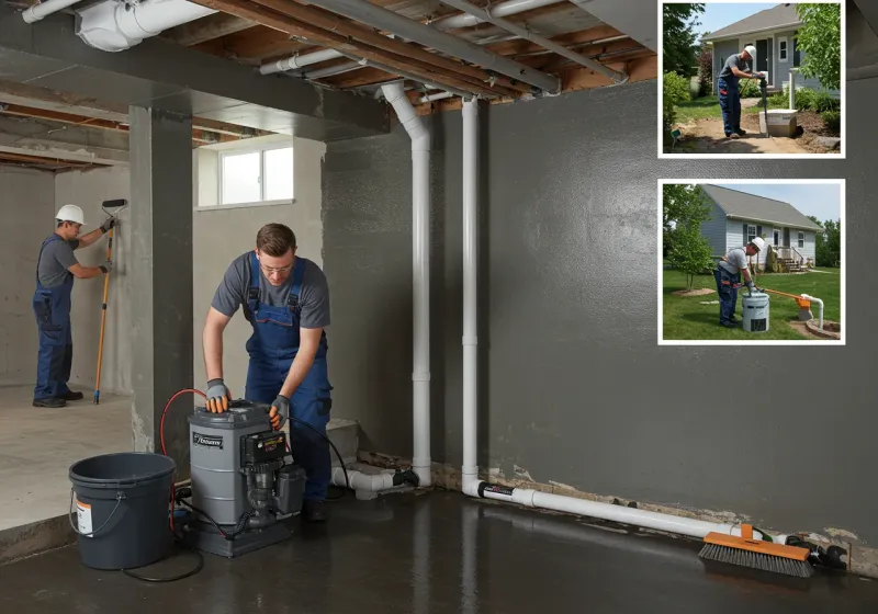 Basement Waterproofing and Flood Prevention process in Lowell, IN